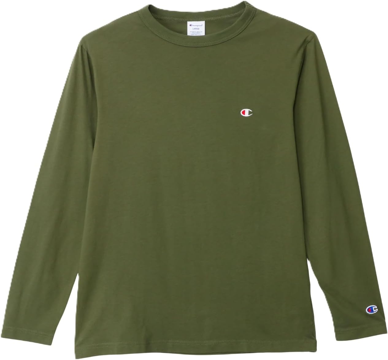 Мужская базовая футболка с длинным рукавом Champion C3-P401Z, длинный рукав, круглый вырез, 100% хлопок, вышивка логотипа в одну точку, футболка с длинным рукавом, мужская базовая модель, темно-зеленый
Мужская базовая футболка с длинным рукавом Champion C3-P401Z, длинный рукав, круглый вырез, 100% хлопок, вышивка логотипа в одну точку, футболка с длинным рукавом, мужская базовая модель, темно-зеленый