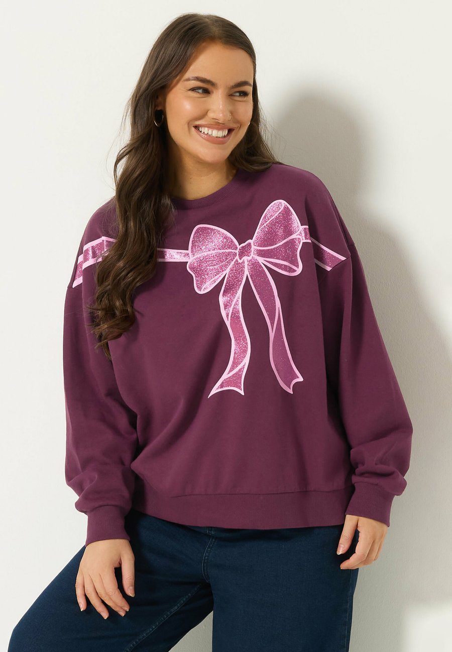 Толстовка Yours Clothing Sweatshirt, Burgundy/Bordeaux
Толстовка Yours Clothing Sweatshirt, Burgundy/Bordeaux
