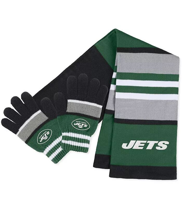 Женский комплект перчаток и шарфа New York Jets Stripe WEAR by Erin Andrews
Женский комплект перчаток и шарфа New York Jets Stripe WEAR by Erin Andrews