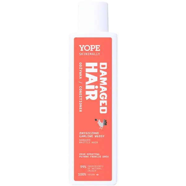 Кондиционер для поврежденных и ломких волос, 250 мл Yope Skinimally damaged hair
Кондиционер для поврежденных и ломких волос, 250 мл Yope Skinimally damaged hair