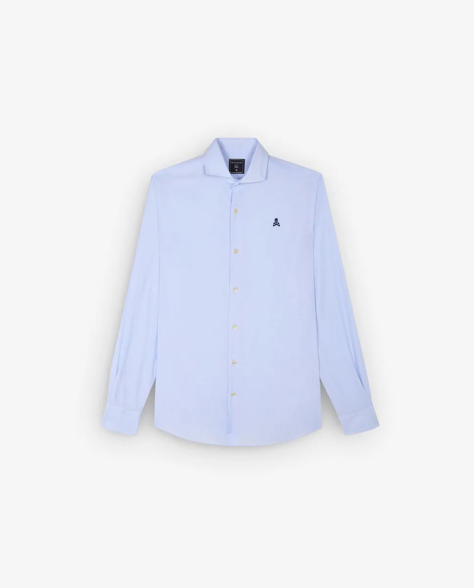 Мужская хлопковая рубашка классического кроя Scalpers, синий
Мужская хлопковая рубашка классического кроя Scalpers, синий