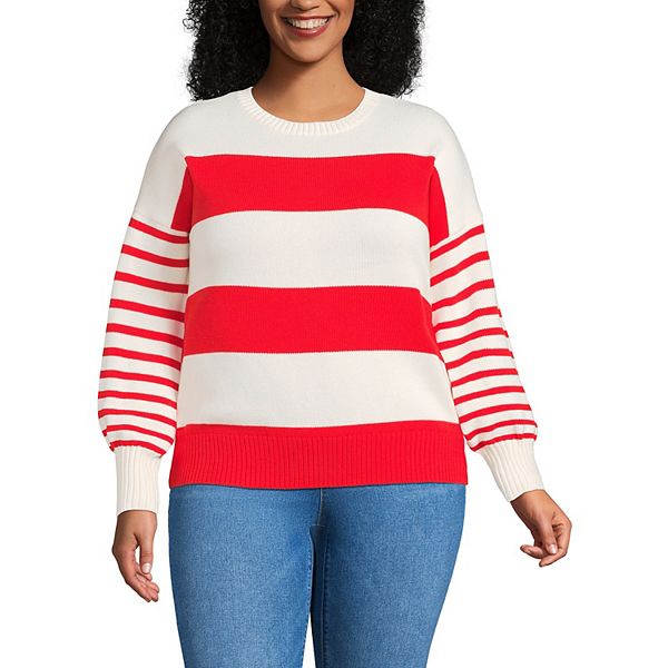 Полосковая водолазка Drifter размера Plus Size Lands' End, Red Ivory Stripes
Полосковая водолазка Drifter размера Plus Size Lands' End, Red Ivory Stripes