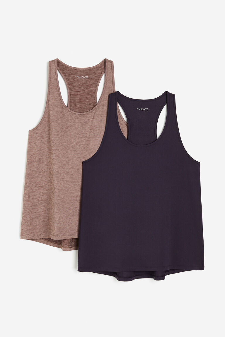 Комплект из двух спортивных жилетов drymove H&M, сливовый
Комплект из двух спортивных жилетов drymove H&M, сливовый