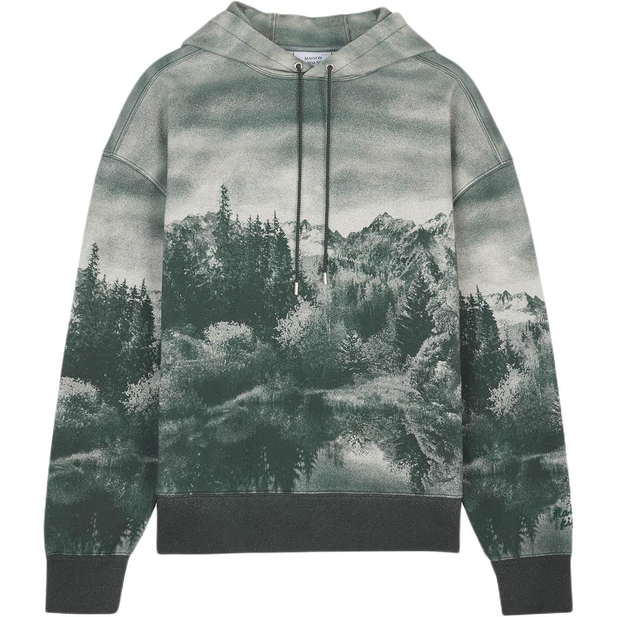 Ландшафтный худи maison kitsuné Maison Kitsune, зеленый
Ландшафтный худи maison kitsuné Maison Kitsune, зеленый