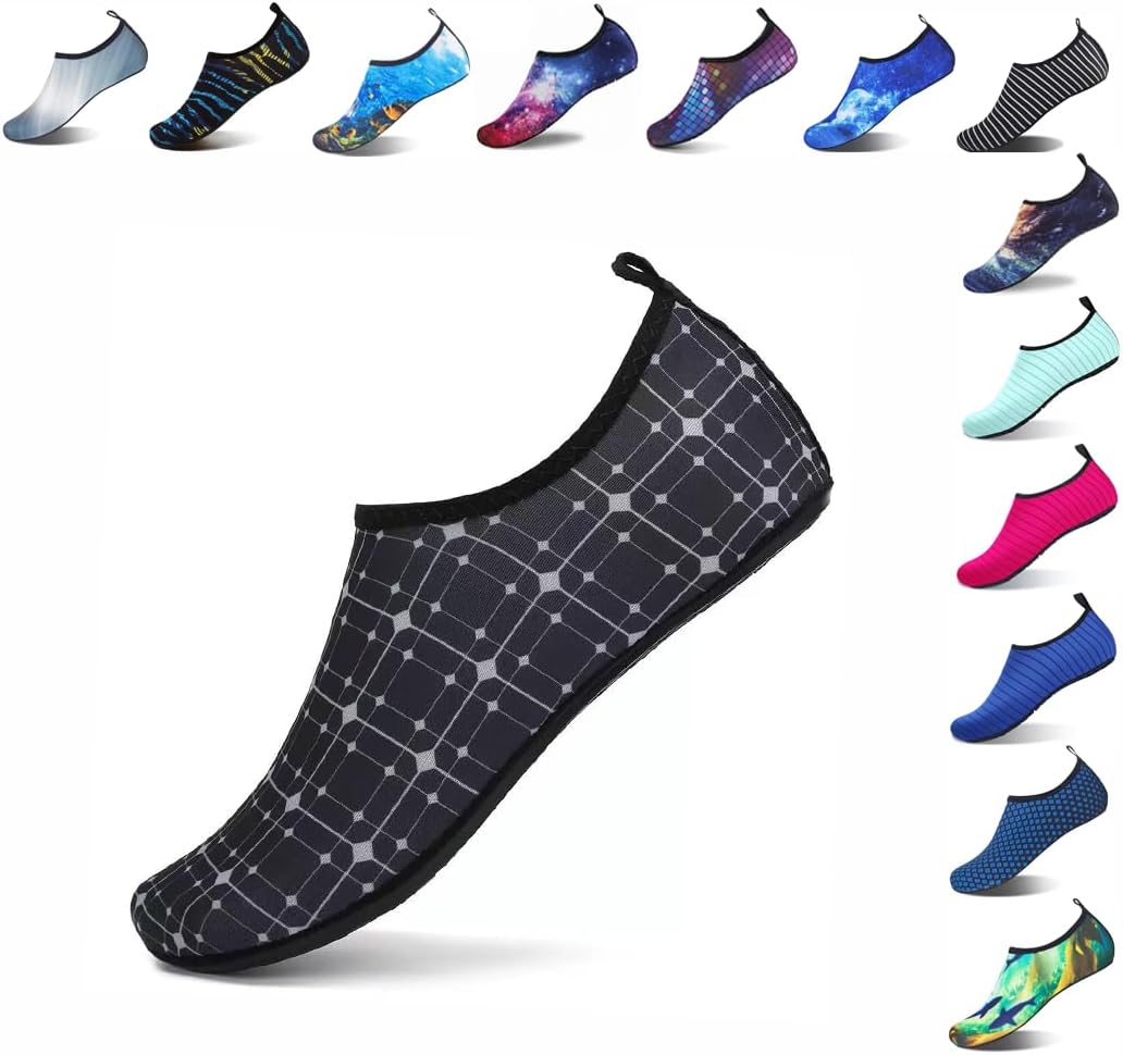 Быстросохнущие нескользящие водные носки для женщин и мужчин, взрослых, купальные комплекты, одежда для пляжа, йоги, активного отдыха, кемпинга, бассейна, отпуска Vimanbite, черный
Быстросохнущие нескользящие водные носки для женщин и мужчин, взрослых, купальные комплекты, одежда для пляжа, йоги, активного отдыха, кемпинга, бассейна, отпуска Vimanbite, черный