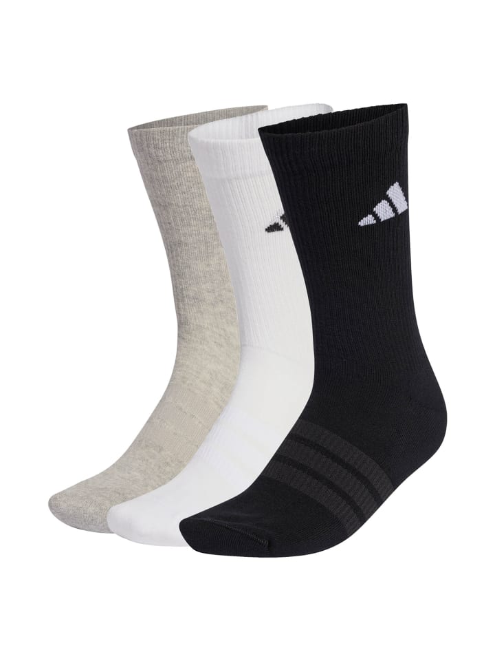 Adidas Набор из 3 носков черного, серого и белого цвета
Adidas Набор из 3 носков черного, серого и белого цвета