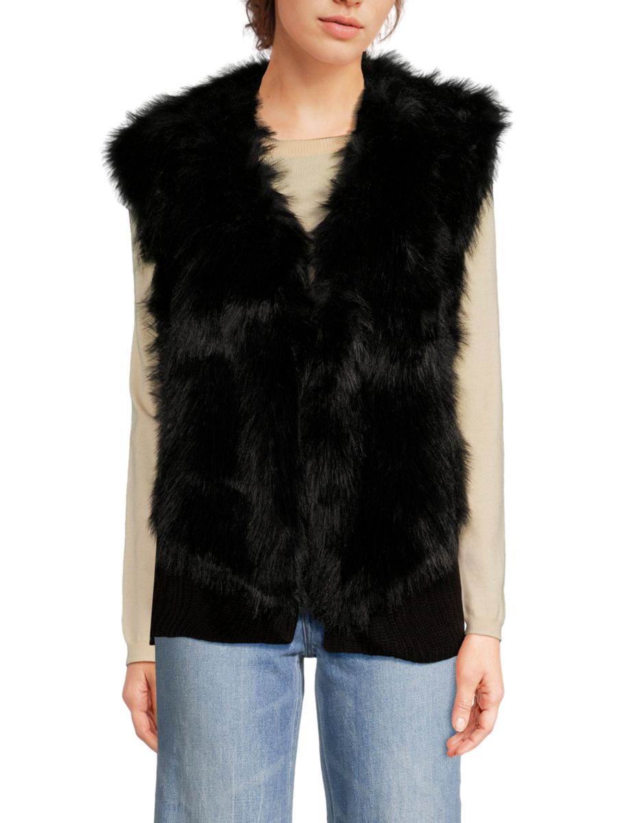 Свитер из искусственного меха с V-образным вырезом Joseph A, черный
Свитер из искусственного меха с V-образным вырезом Joseph A, черный