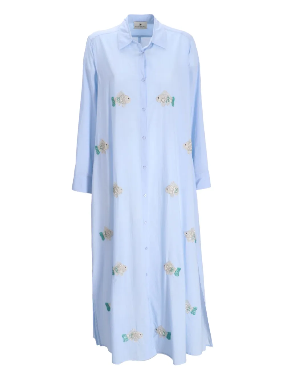 Платье-рубашка с вышивкой Benaras By Citrus, синий
Платье-рубашка с вышивкой Benaras By Citrus, синий