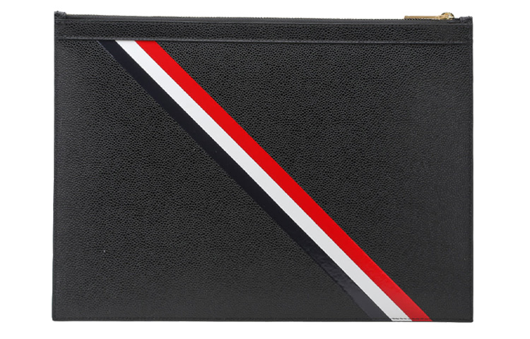Кожаный кошелек-клатч среднего размера мужской черный THOM BROWNE
Кожаный кошелек-клатч среднего размера мужской черный THOM BROWNE