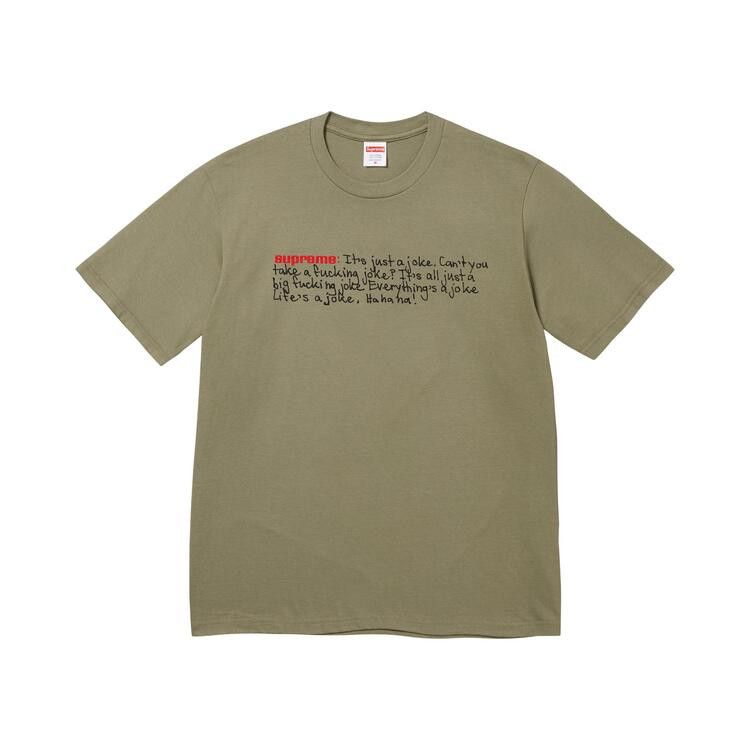 Футболка Supreme Joke Tee, Light Olive, Хаки, Футболка Supreme Joke Tee, Light Olive
Футболка Supreme Joke Tee, Light Olive, Хаки, Футболка Supreme Joke Tee, Light Olive