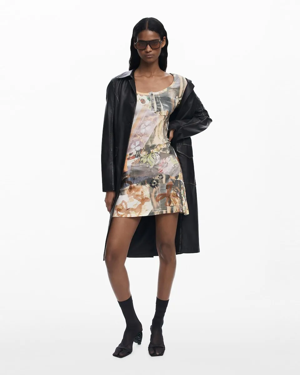 Платье с вырезами Desigual, мультиколор
Платье с вырезами Desigual, мультиколор