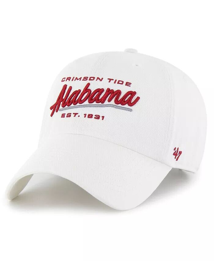 47 Brand Женская белая шапка Alabama Crimson Tide Sidney Clean Up Adjustable '47 Brand
47 Brand Женская белая шапка Alabama Crimson Tide Sidney Clean Up Adjustable '47 Brand