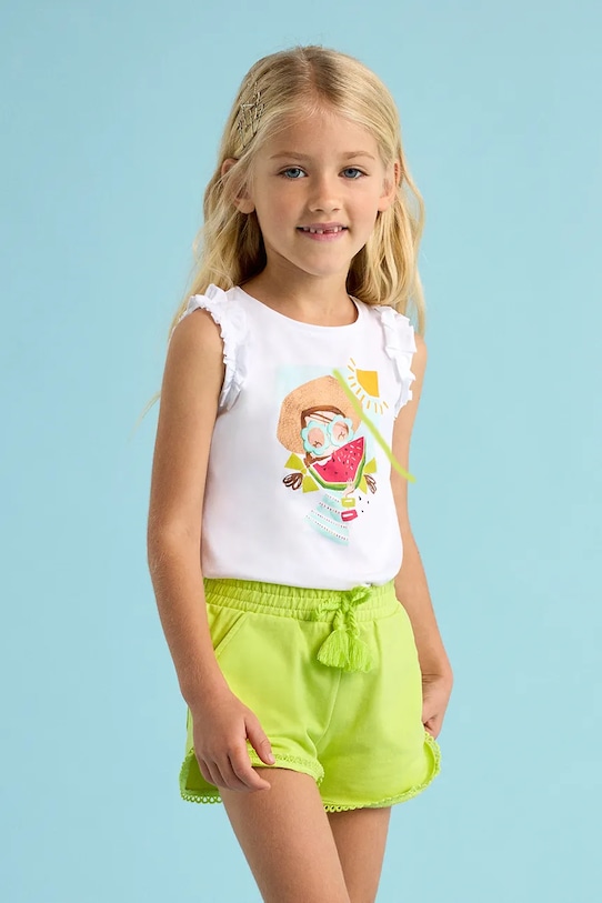 Хлопковые детские шорты Mayoral, зеленый
Хлопковые детские шорты Mayoral, зеленый