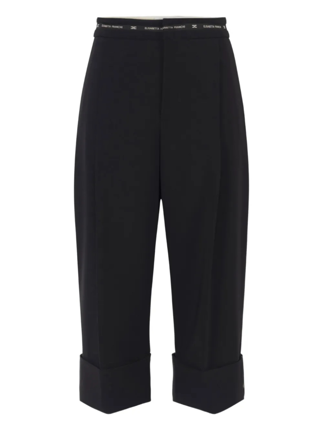 Укороченные брюки по фигуре Elisabetta Franchi, черный
Укороченные брюки по фигуре Elisabetta Franchi, черный