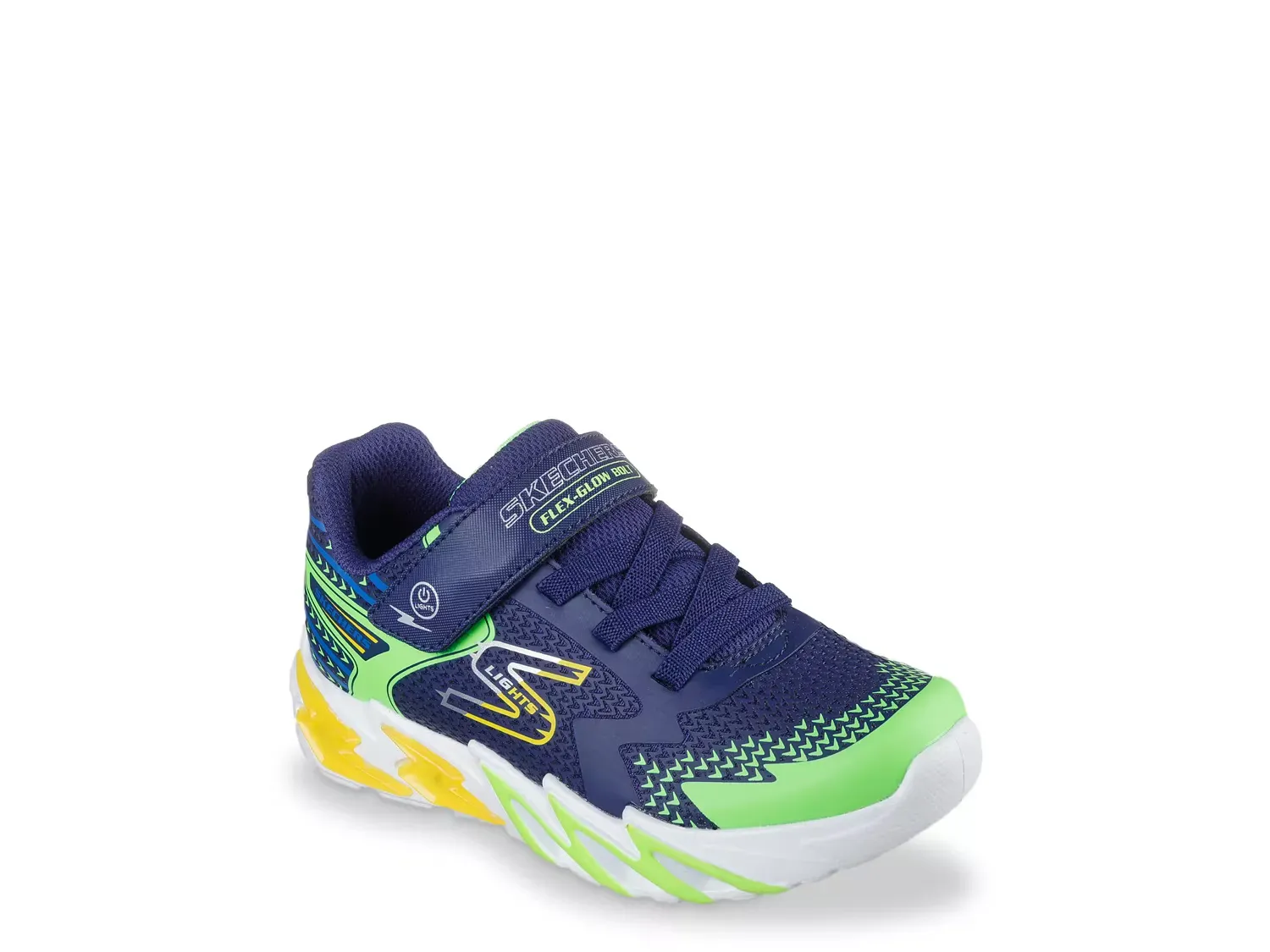 Светящиеся кроссовки Flex-Glow Bolt - детские Skechers, Navy 
Светящиеся кроссовки Flex-Glow Bolt - детские Skechers, Navy