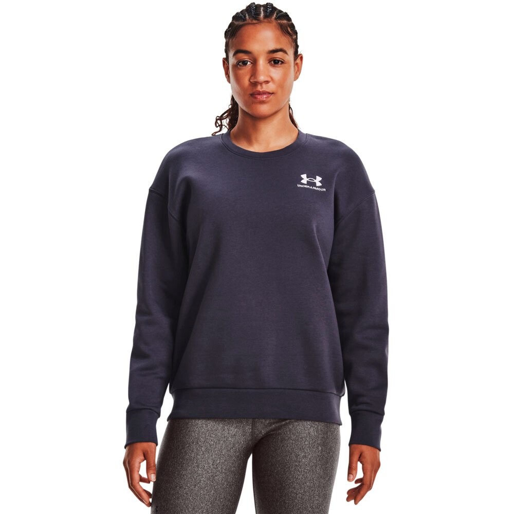 Толстовка Under Armour Essential Fleece Crew, фиолетовый 
Толстовка Under Armour Essential Fleece Crew, фиолетовый