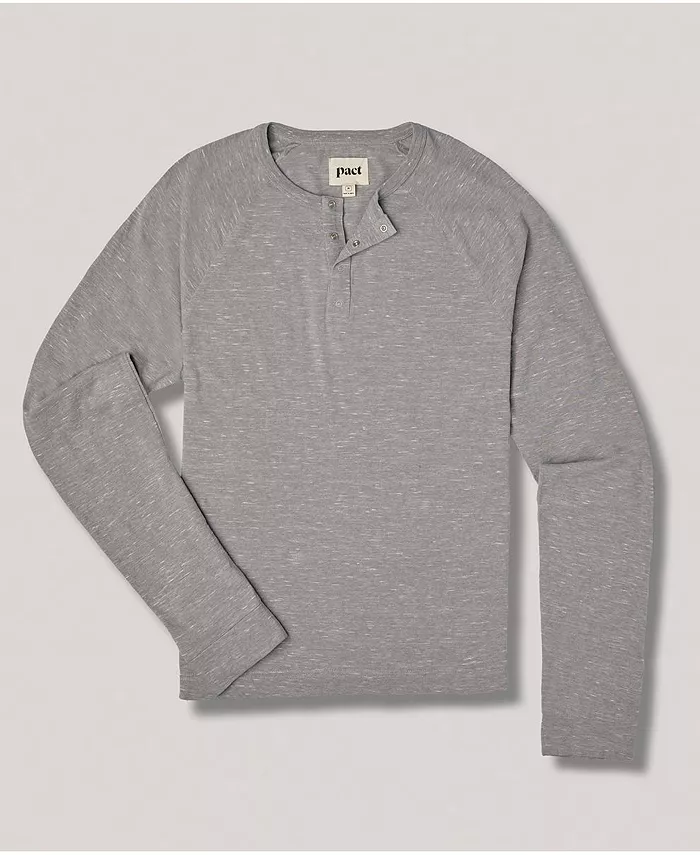 Органик Хлопок Футболка The Mix с длинным рукавом и планкой Pact, серый
Органик Хлопок Футболка The Mix с длинным рукавом и планкой Pact, серый