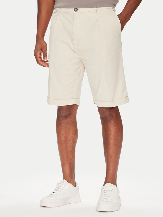 Шорты из ткани обычного кроя M5GD26 WH4GA Guess, бежевый 
Шорты из ткани обычного кроя M5GD26 WH4GA Guess, бежевый