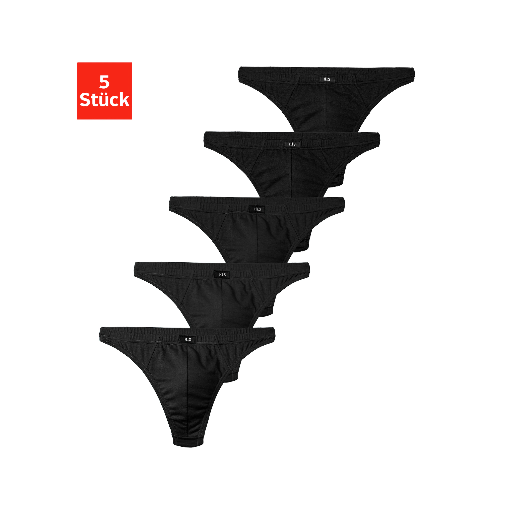 Стринги H.I.S "мужские трусы" (5 шт. в упаковке), из хлопка эластичного качества, черный
Стринги H.I.S "мужские трусы" (5 шт. в упаковке), из хлопка эластичного качества, черный
