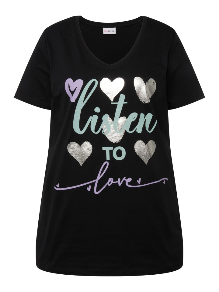 Футболка MIAMODA, черный 
Футболка MIAMODA, черный