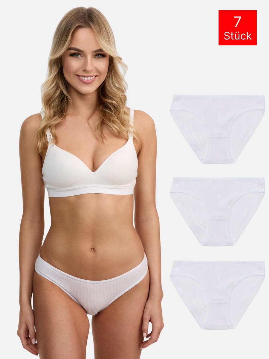 Трусики Tazzio 3er-Pack F941, белый
Трусики Tazzio 3er-Pack F941, белый