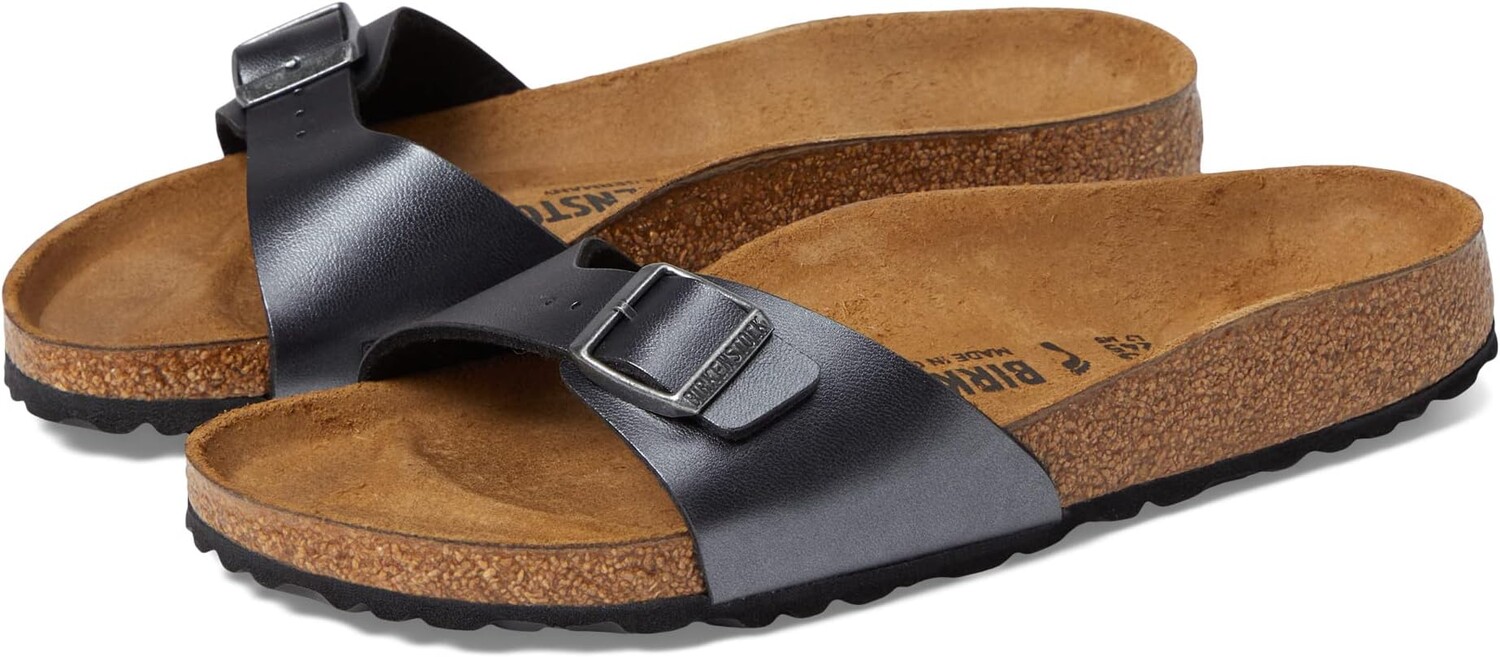 Сандалии Birkenstock Madrid - Birko-Flor & Birkibuc, цвет Metallic Black Birko-Flor
Сандалии Birkenstock Madrid - Birko-Flor & Birkibuc, цвет Metallic Black Birko-Flor