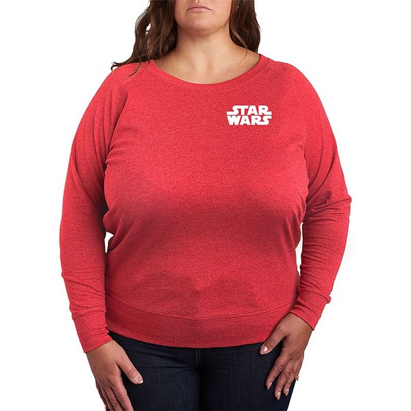 Футболка с длинным рукавом French Terry Plus Size с логотипом Star Wars, Heather Red, Красный, Футболка с длинным рукавом French Terry Plus Size с логотипом Star Wars, Heather Red
Футболка с длинным рукавом French Terry Plus Size с логотипом Star Wars, Heather Red, Красный, Футболка с длинным рукавом French Terry Plus Size с логотипом Star Wars, Heather Red