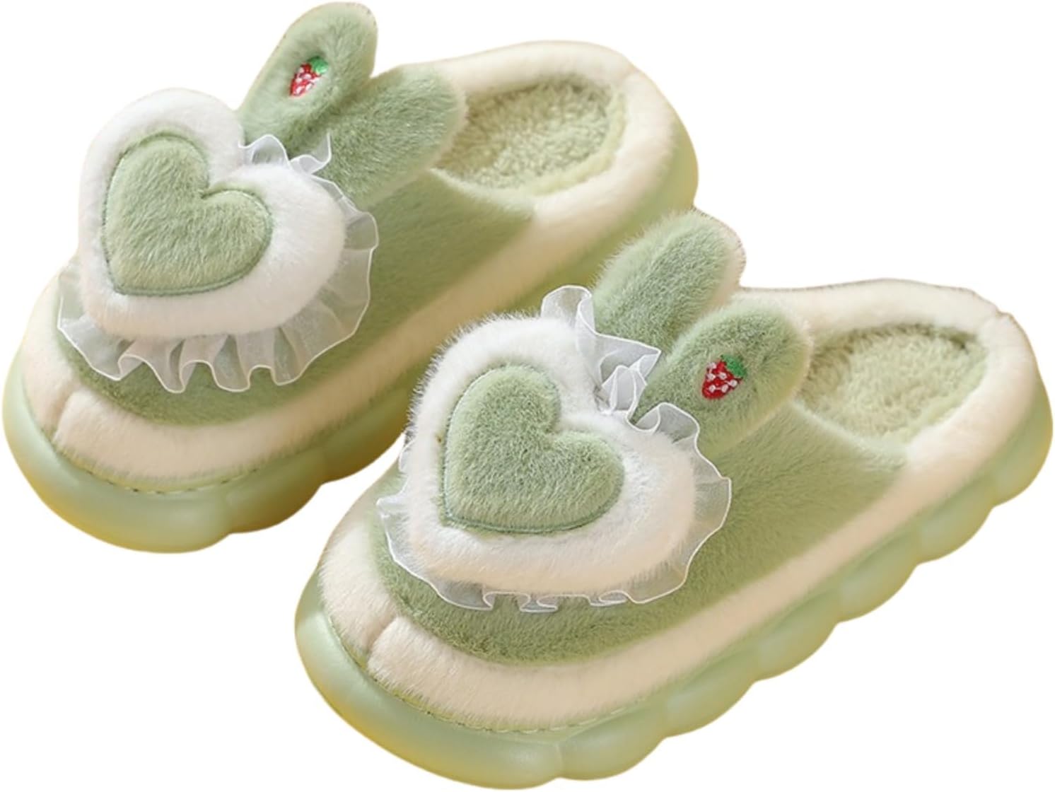 Домашние тапочки Preppy Heart для женщин и мужчин, парные, пушистые, мягкие, плюшевые, для дома и улицы, милые, теплые, с противоскользящей подошвой Elirar, зеленый
Домашние тапочки Preppy Heart для женщин и мужчин, парные, пушистые, мягкие, плюшевые, для дома и улицы, милые, теплые, с противоскользящей подошвой Elirar, зеленый