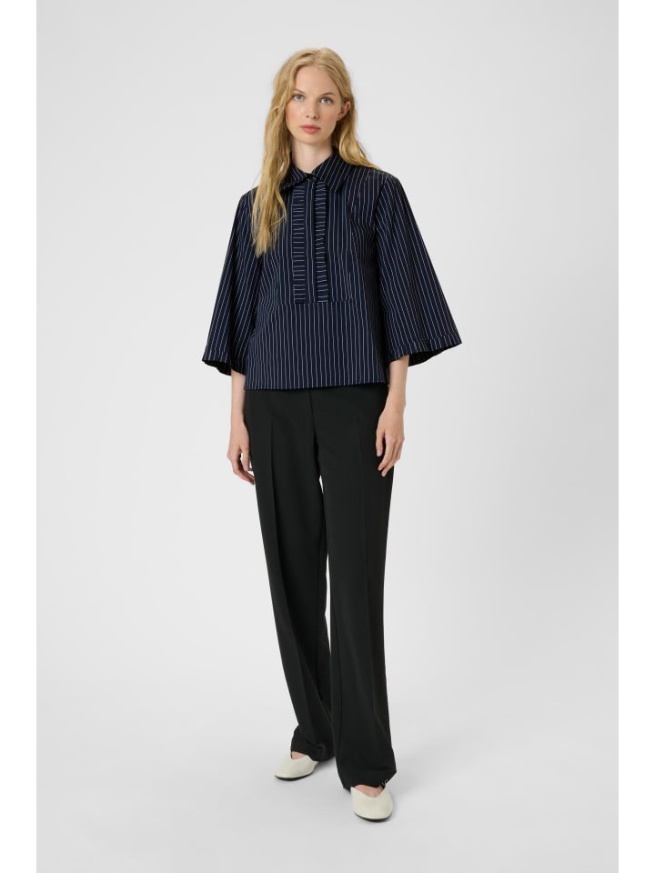 Karen By Simonsen Рубашка с коротким рукавом KBAmy свободного кроя в полоску цвета чернильницы
Karen By Simonsen Рубашка с коротким рукавом KBAmy свободного кроя в полоску цвета чернильницы