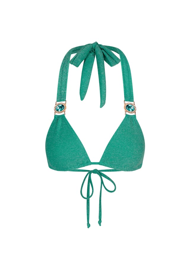 Треугольный бикини-топ Lumiere Amour с потрясающими камнями Moda Minx, синий
Треугольный бикини-топ Lumiere Amour с потрясающими камнями Moda Minx, синий