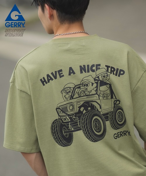 Футболка с короткими рукавами и принтом, коллаборация SIDEWAY STANCE x GERRY, цвет хаки
Футболка с короткими рукавами и принтом, коллаборация SIDEWAY STANCE x GERRY, цвет хаки