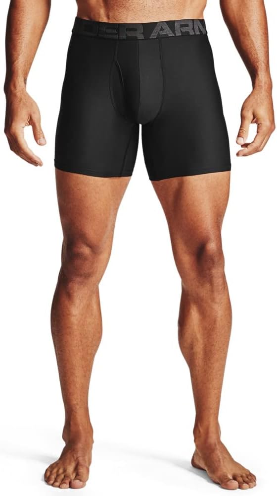 Under Armour мужские боксеры Multi-Pack Standard Tech, длина по внутреннему шву 6", комфорт на весь день и ультрамягкие, Black (001)/Black
Under Armour мужские боксеры Multi-Pack Standard Tech, длина по внутреннему шву 6", комфорт на весь день и ультрамягкие, Black (001)/Black