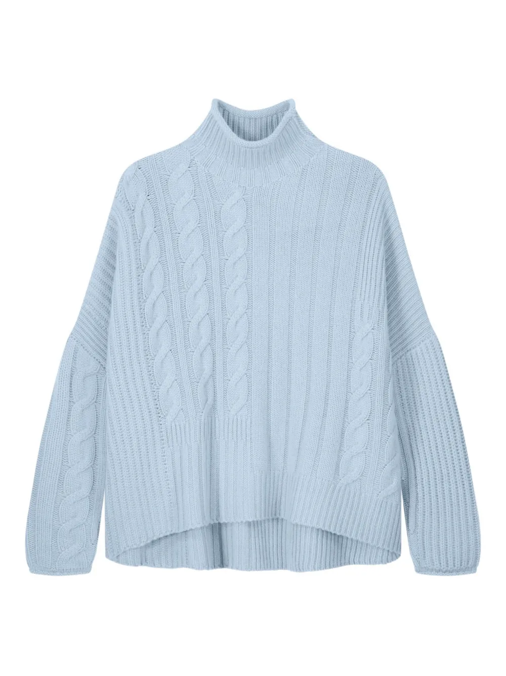 Вязаный свитер с высоким воротником Eric Bompard, синий
Вязаный свитер с высоким воротником Eric Bompard, синий