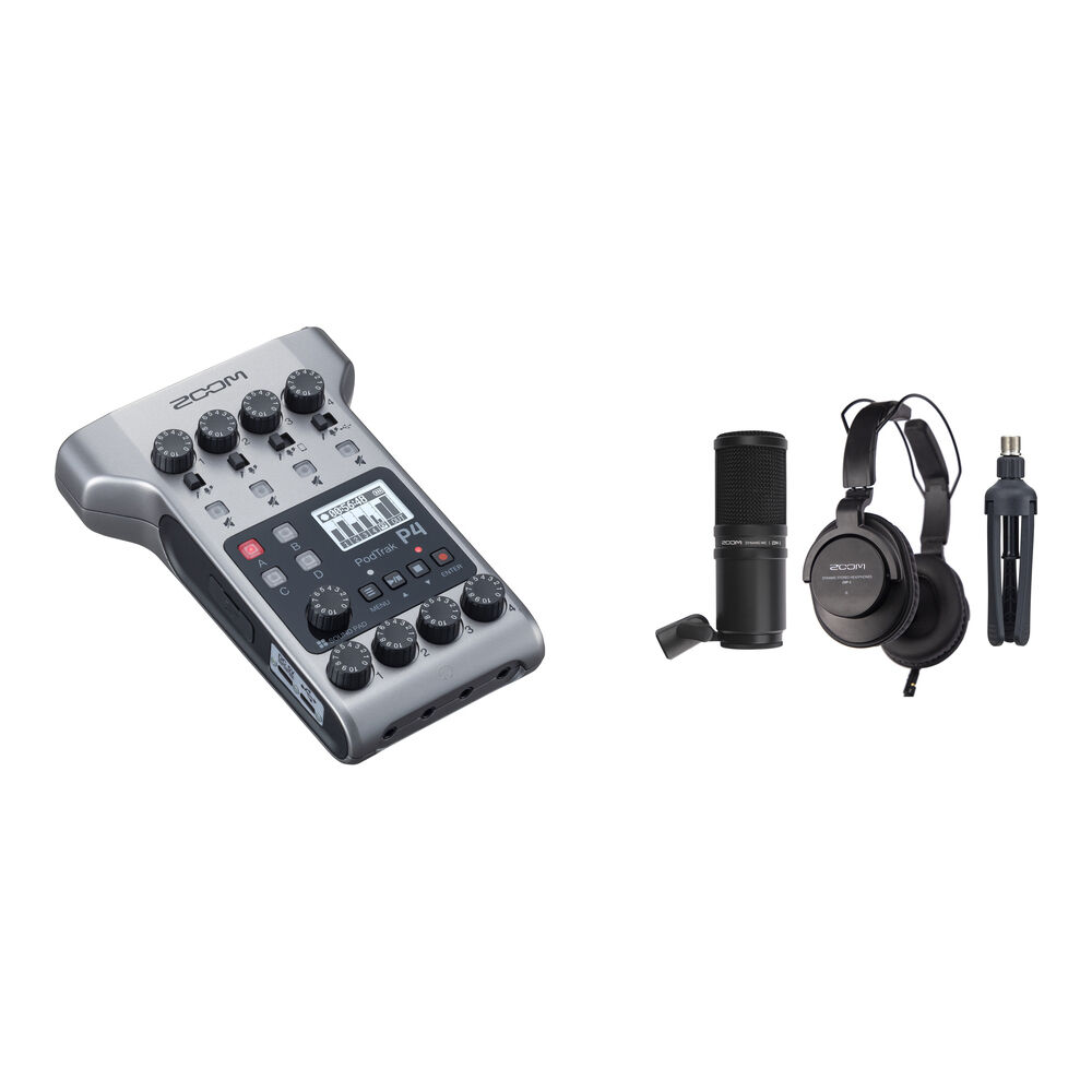 Портативный цифровой рекордер Zoom PodTrak P4 Portable Multitrack Podcast Recorder with
Портативный цифровой рекордер Zoom PodTrak P4 Portable Multitrack Podcast Recorder with