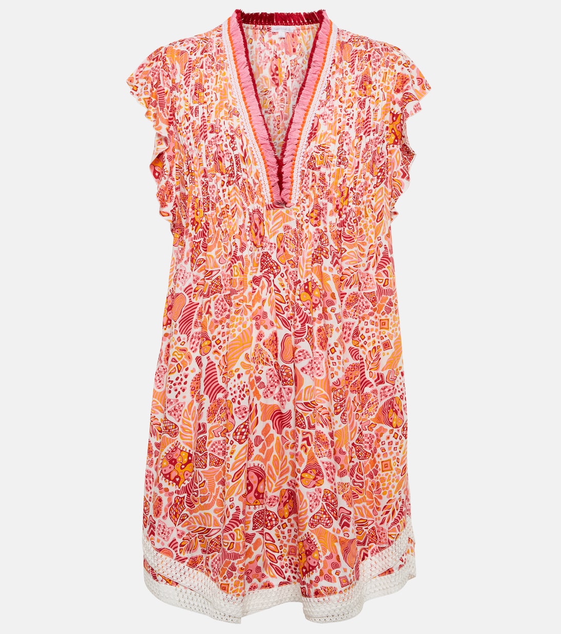 Мини-платье с принтом Саши Poupette St Barth, Red Chagal
Мини-платье с принтом Саши Poupette St Barth, Red Chagal