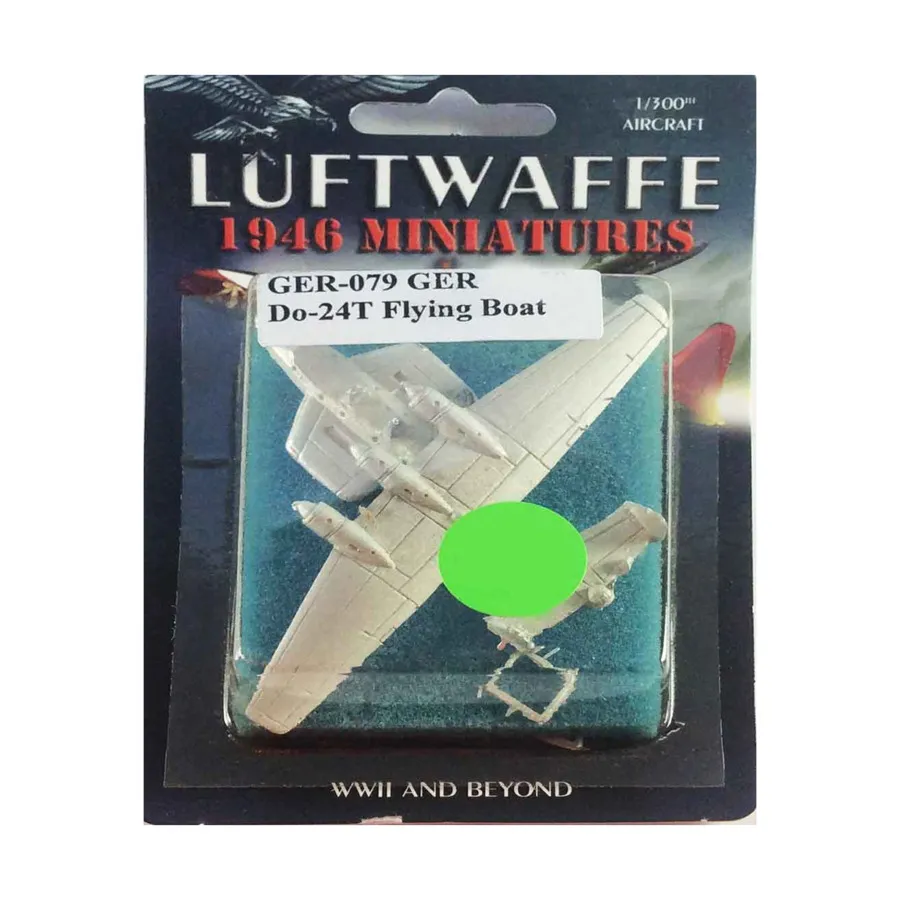 Летающая лодка До-24Т, Luftwaffe 1946 Miniatures - Germany (1:300)
Летающая лодка До-24Т, Luftwaffe 1946 Miniatures - Germany (1:300)