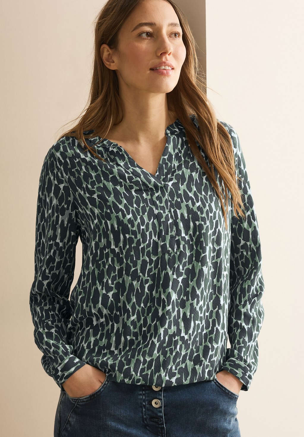 Блуза Cecil, зеленый 
Блуза Cecil, зеленый