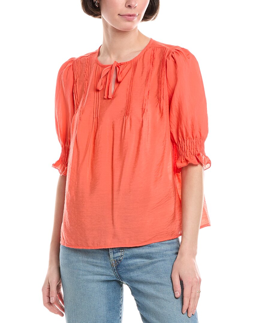 Sam Edelman Блузка с защипами Marlie, красный
Sam Edelman Блузка с защипами Marlie, красный