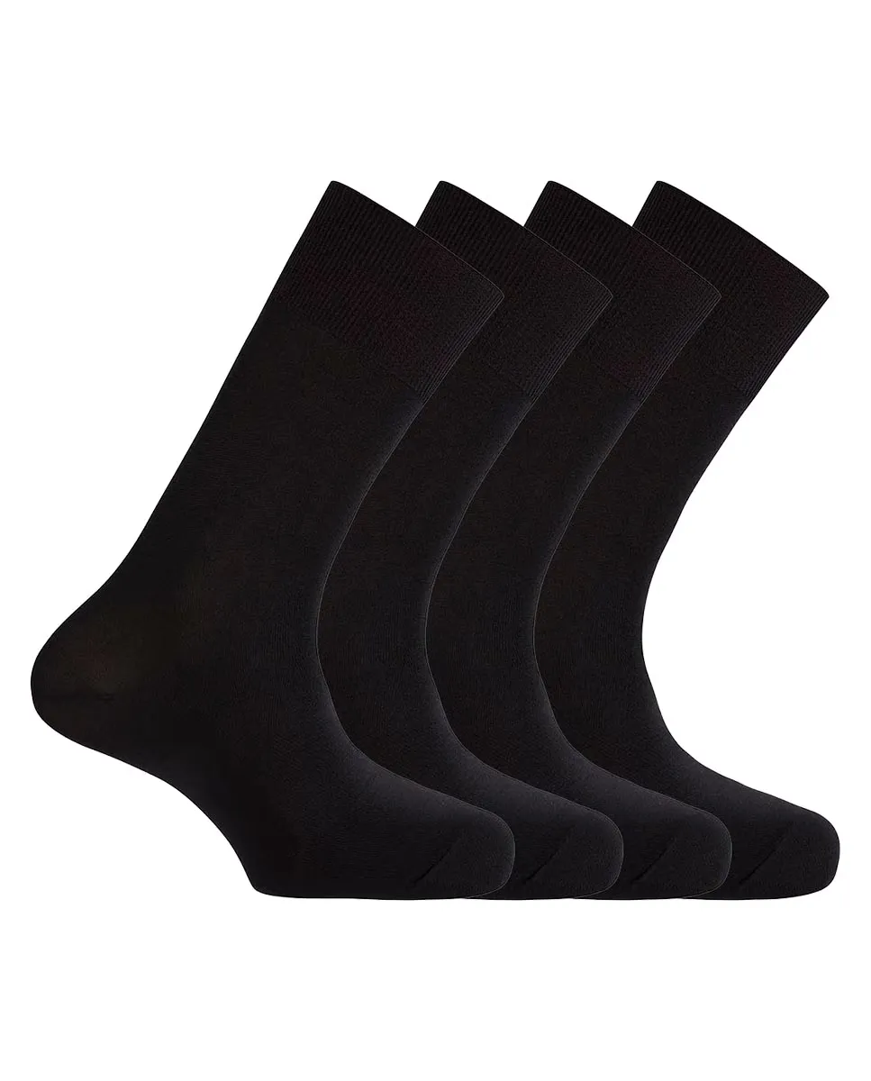 В упаковке 4 пары мужских носков из полиамида черного цвета Punto Blanco
В упаковке 4 пары мужских носков из полиамида черного цвета Punto Blanco