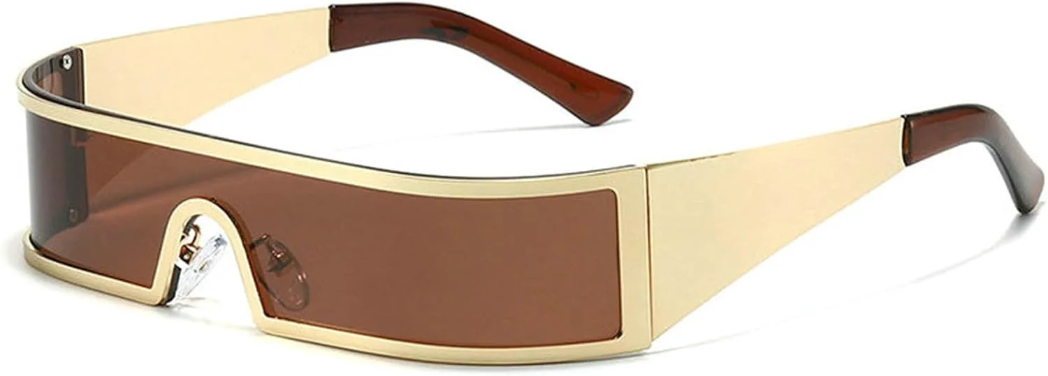 Солнцезащитные очки Y2K с обтекаемой формой для женщин и мужчин, роскошные солнцезащитные очки-щитки в стиле панк для леди, очки для Хэллоуина helena, C4
Солнцезащитные очки Y2K с обтекаемой формой для женщин и мужчин, роскошные солнцезащитные очки-щитки в стиле панк для леди, очки для Хэллоуина helena, C4