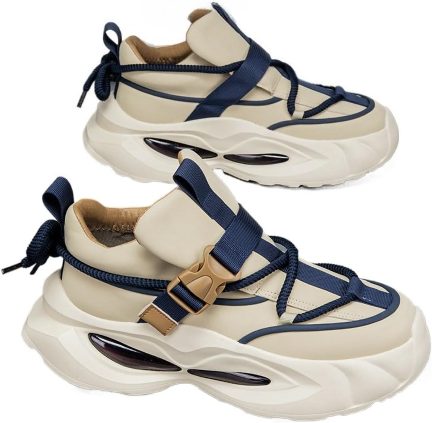 Мужские кроссовки на платформе с массивной подошвой, обувь в стиле «папа», шнуровка, для прогулок с увеличением роста, для повседневной носки Azttoztto, синий
Мужские кроссовки на платформе с массивной подошвой, обувь в стиле «папа», шнуровка, для прогулок с увеличением роста, для повседневной носки Azttoztto, синий