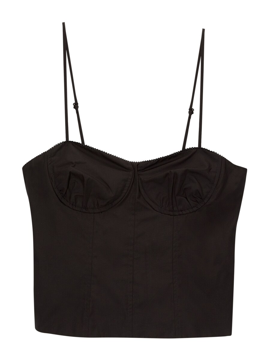 Топ Pull&Bear, черный
Топ Pull&Bear, черный