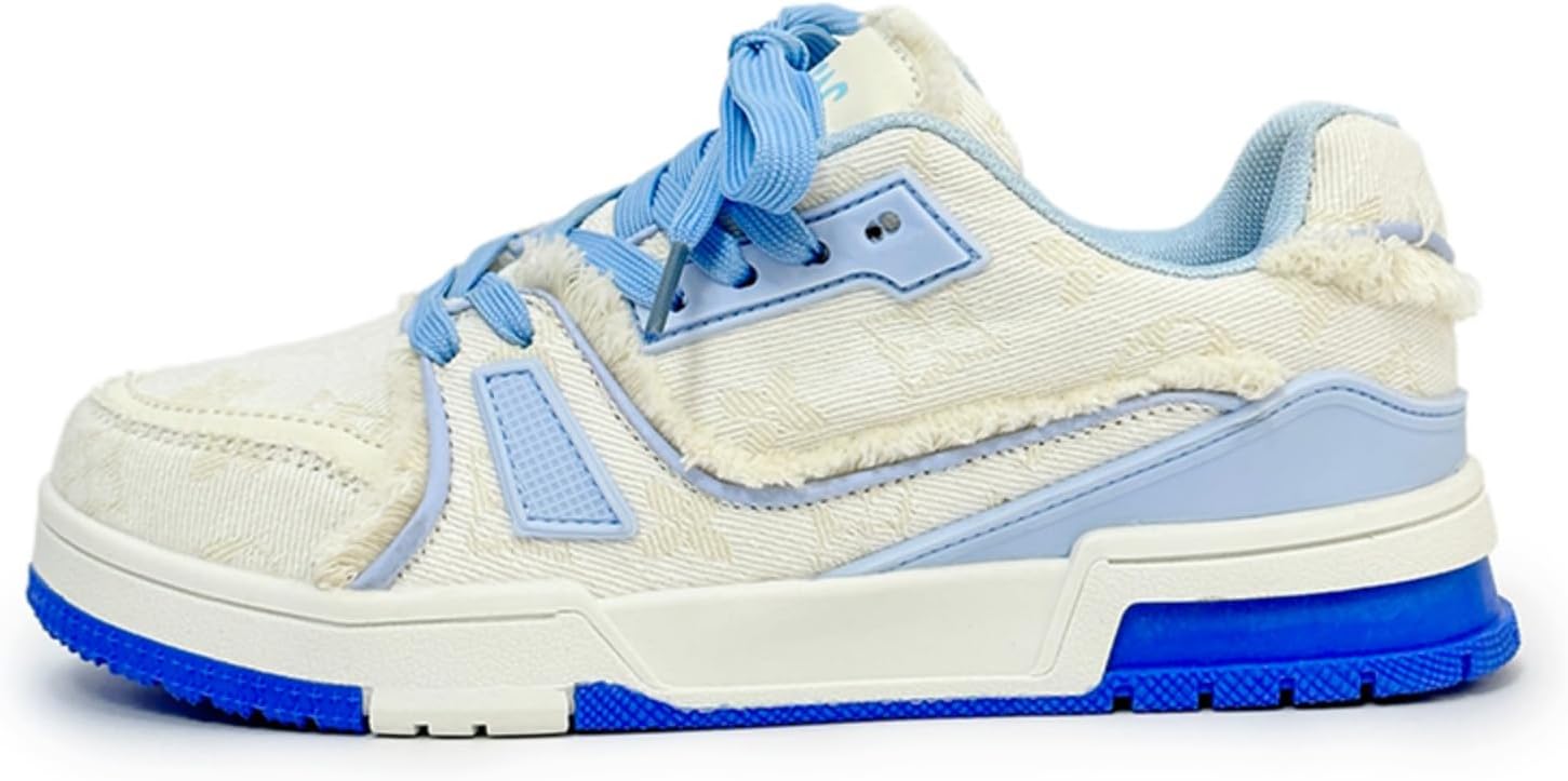 Мужские повседневные кроссовки светло-голубого и белого цвета - стильный потертый дизайн, удобные для повседневной носки и уличного стиля Aokisx
Мужские повседневные кроссовки светло-голубого и белого цвета - стильный потертый дизайн, удобные для повседневной носки и уличного стиля Aokisx