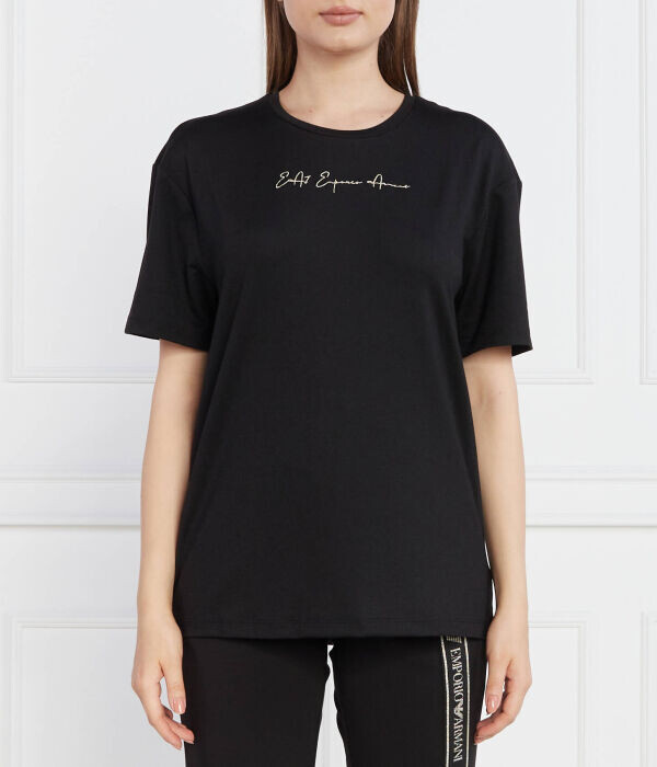 Футболка женская Ea7 с вышитым логотипом, черный
Футболка женская Ea7 с вышитым логотипом, черный