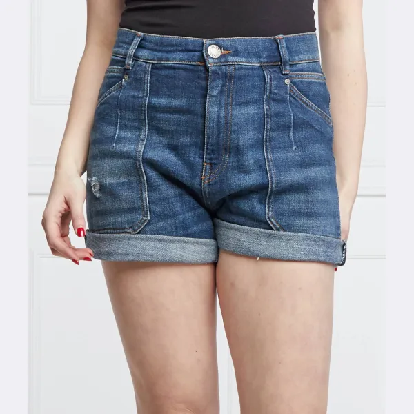 Шорты прямого кроя Frivola джинсовая ткань Pinko, синий
Шорты прямого кроя Frivola джинсовая ткань Pinko, синий