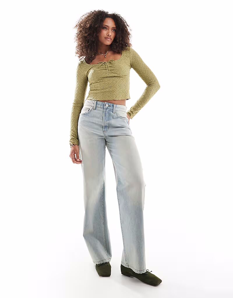 Прямые джинсы 91 синего цвета Cotton On
Прямые джинсы 91 синего цвета Cotton On