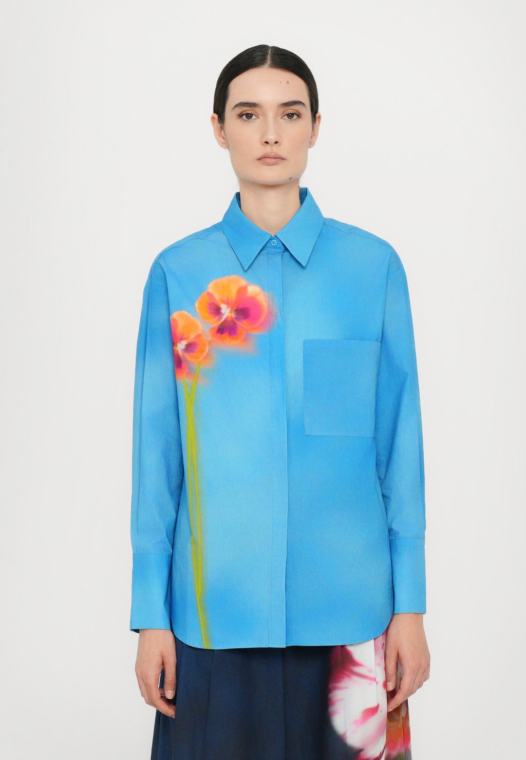 Блузка на пуговицах INES MAX&Co., мультиколор
Блузка на пуговицах INES MAX&Co., мультиколор