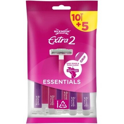 Одноразовые женские бритвы Extra 2 Beauty с 2 лезвиями, Wilkinson Sword
Одноразовые женские бритвы Extra 2 Beauty с 2 лезвиями, Wilkinson Sword