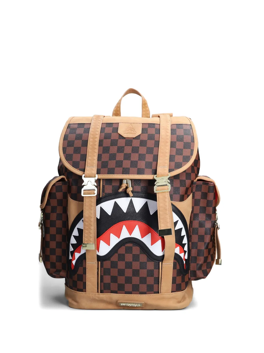 Рюкзак в клетку Sprayground, коричневый
Рюкзак в клетку Sprayground, коричневый