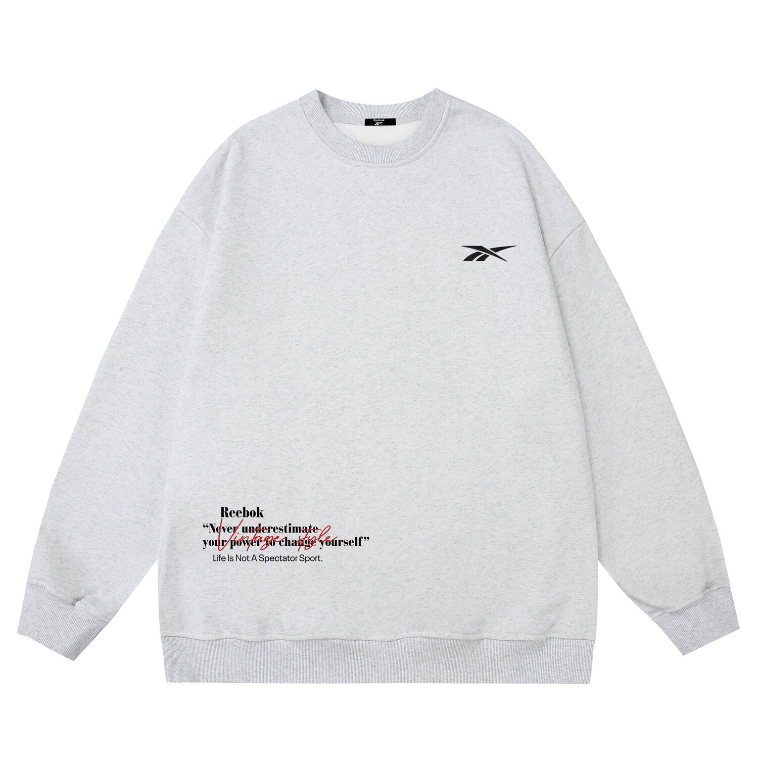 Свитшот Unisex Crew Neck Moderate Regular Reebok, белый heather серый
Свитшот Unisex Crew Neck Moderate Regular Reebok, белый heather серый